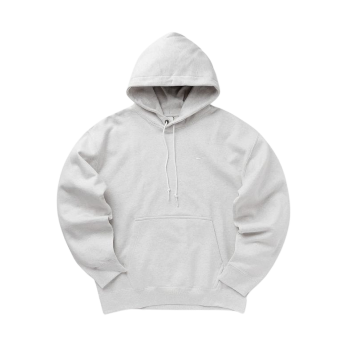 나이키 솔로 스우시 플리스 풀오버 후드 버치 헤더 화이트 - US/EU