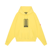 Cav Empt Overdye Reprocess Heavy Hoody Yellow - 24SS