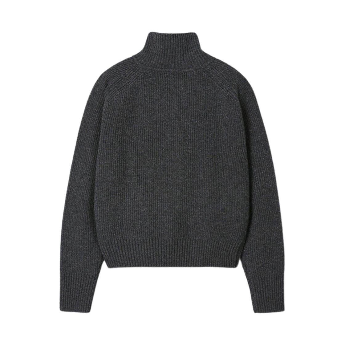 토니웩 울 다이애그널 지퍼 스웨터 차콜(Tonywack Wool Diagonal Zippered Sweater Charcoal) - 2