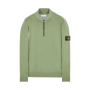 Stone Island 543B2 Soft Cotton Knit Cardigan Sage Green - 23SS