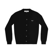 Play Comme des Garcons Black Heart Knit Cardigan Black