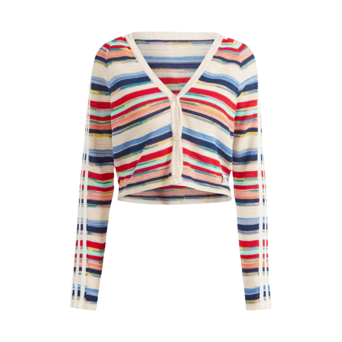 (W) 아디다스 x 세니아스나이더 니티드 가디건 멀티컬러 - KR 사이즈((W) Adidas x Kseniaschnaider Knitted Cardigan Multicolor - KR Sizing) - 1