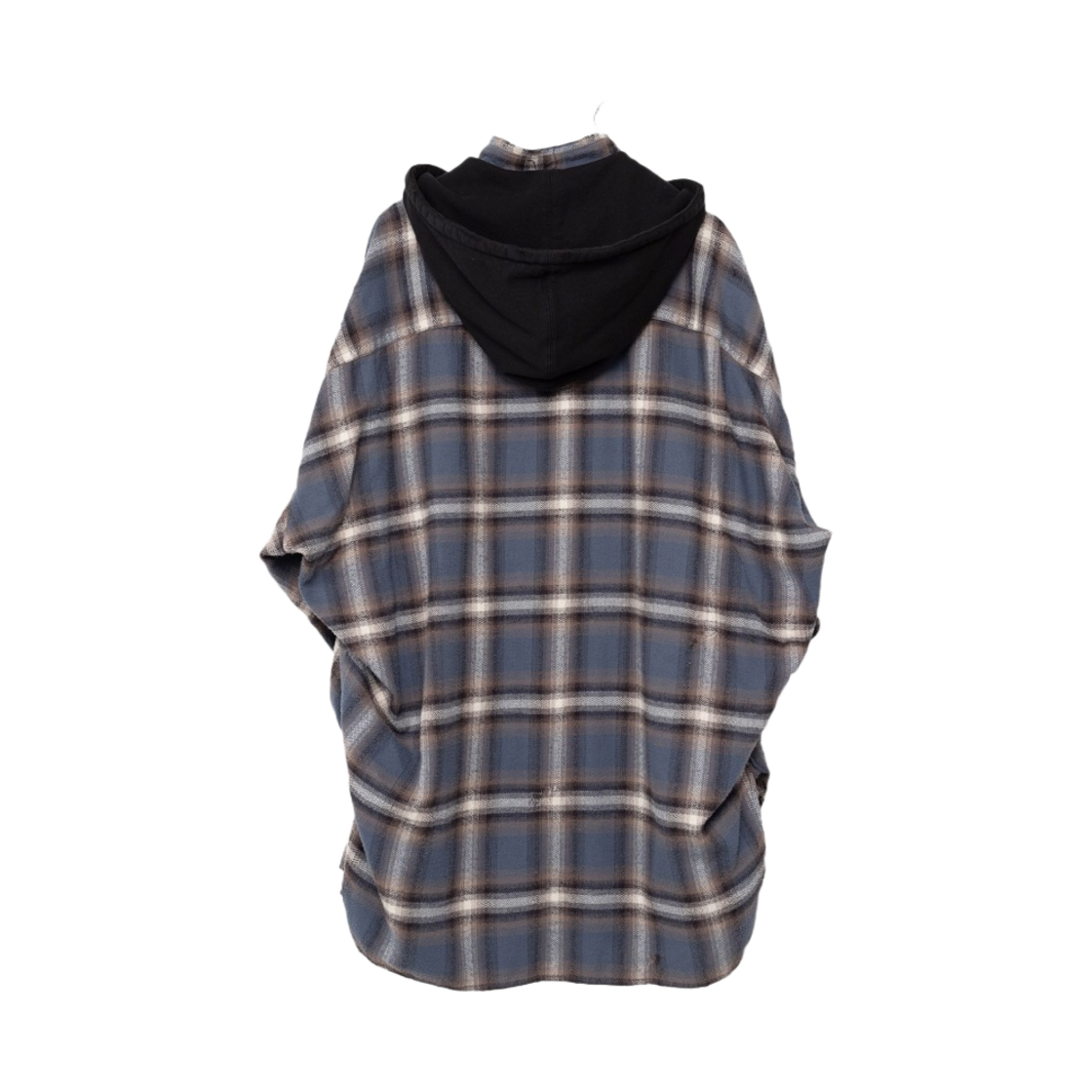 메종 미하라 야스히로 후드 체크 셔츠 블루(Maison Mihara Yasuhiro Hooded Check Shirt Blue) - 2