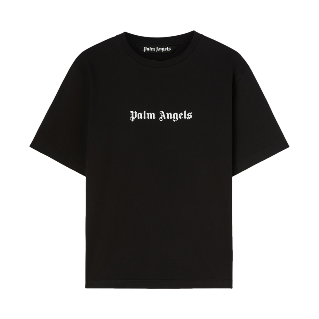 팜엔젤스 클래식 로고 슬림 티 블랙