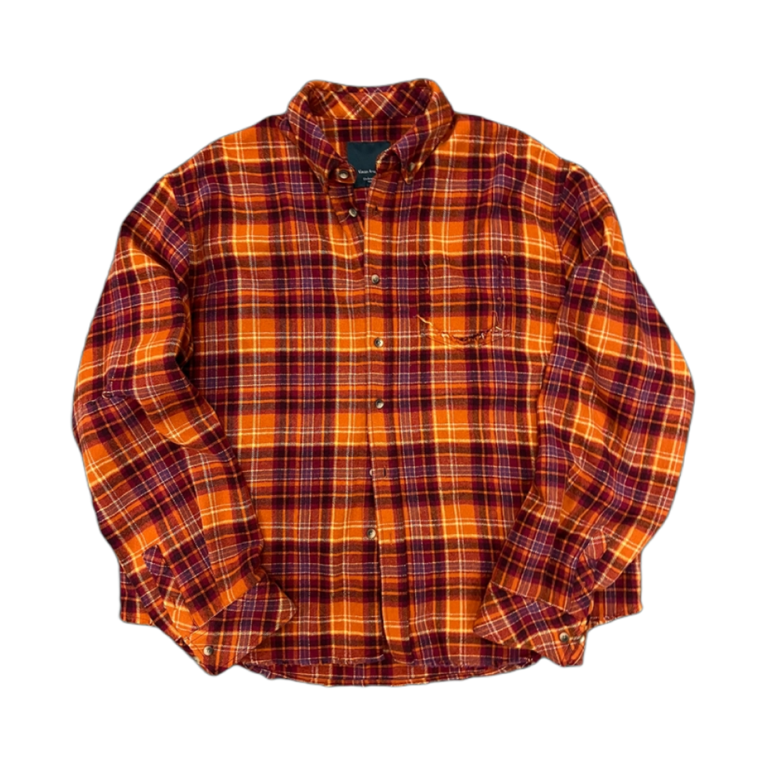 언더마이카 워킹 데드 좀비 플란넬 체크 셔츠 선셋 - 24FW