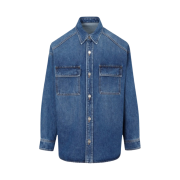 Juun.J Outer Style Denim Shirt Blue