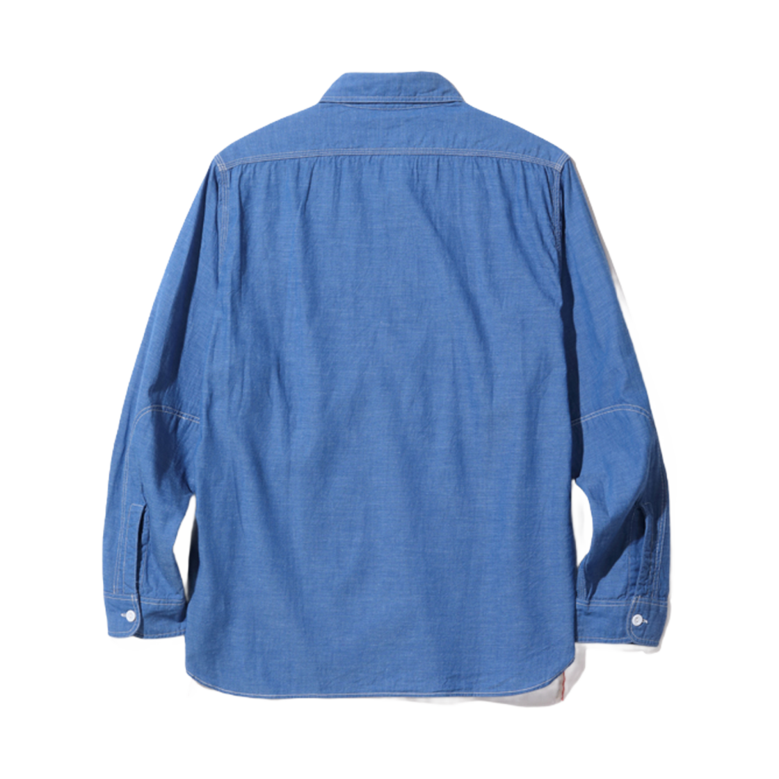 슈가 케인 배트 다이 샴브레이 워크 셔츠 블루(Sugar Cane Vat Dye Chambray Work Shirt Blue) - 2