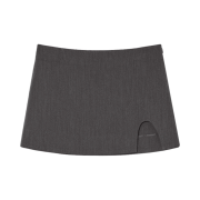 (W) Glowny U Baby Skirt Gray