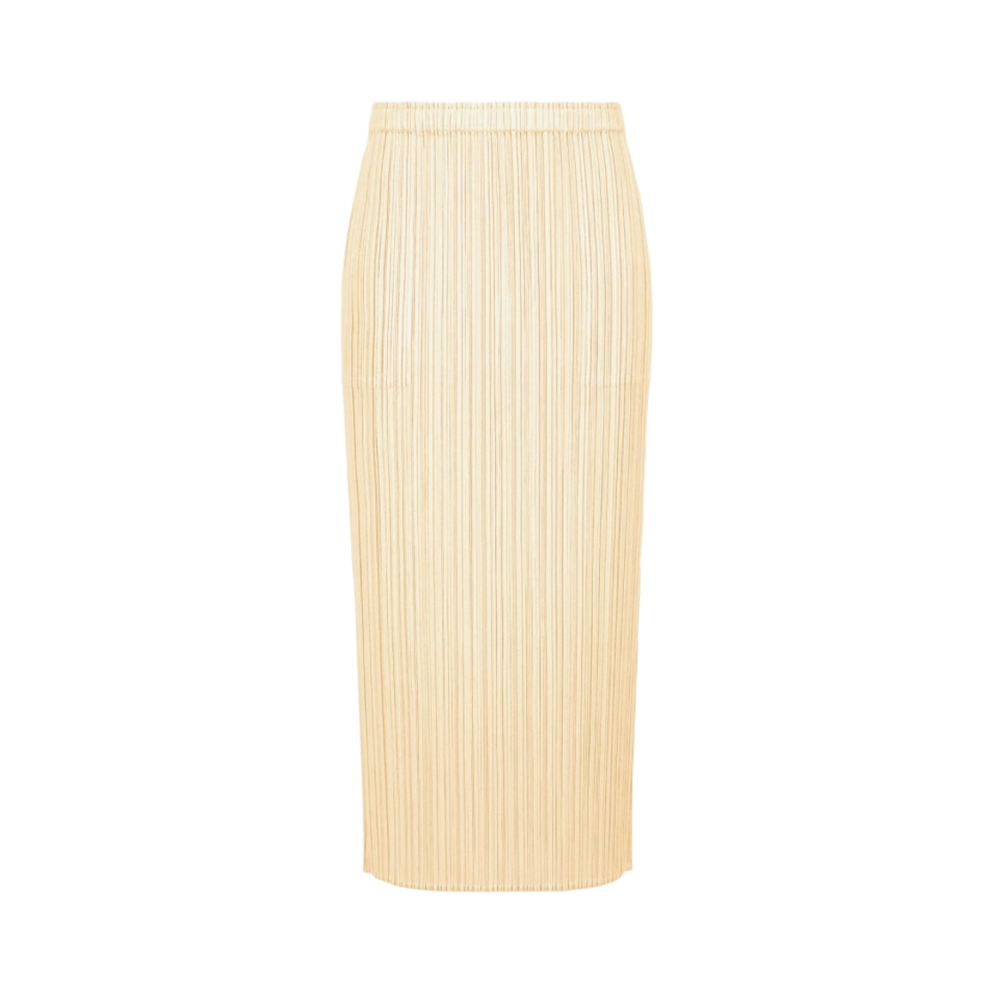 (W) 플리츠 플리즈 이세이 미야케 뉴 컬러풀 베이직 3 스커트 라이트 베이지((W) Pleats Please Issey Miyake New Colorful Basics 3 Skirt Light Beige)