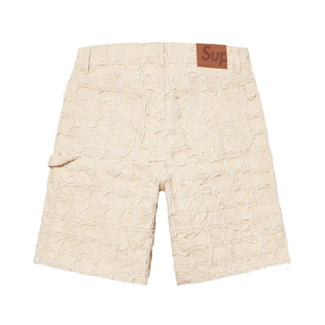슈프림 프레이드 패치워크 배기 데님 쇼츠 내츄럴(Supreme Frayed Patchwork Baggy Denim Shorts Natural - 23SS) - 2