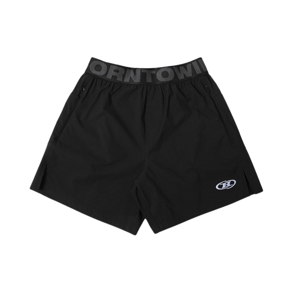본투윈 아웃밴드 BRN 액티브 쇼츠 블랙