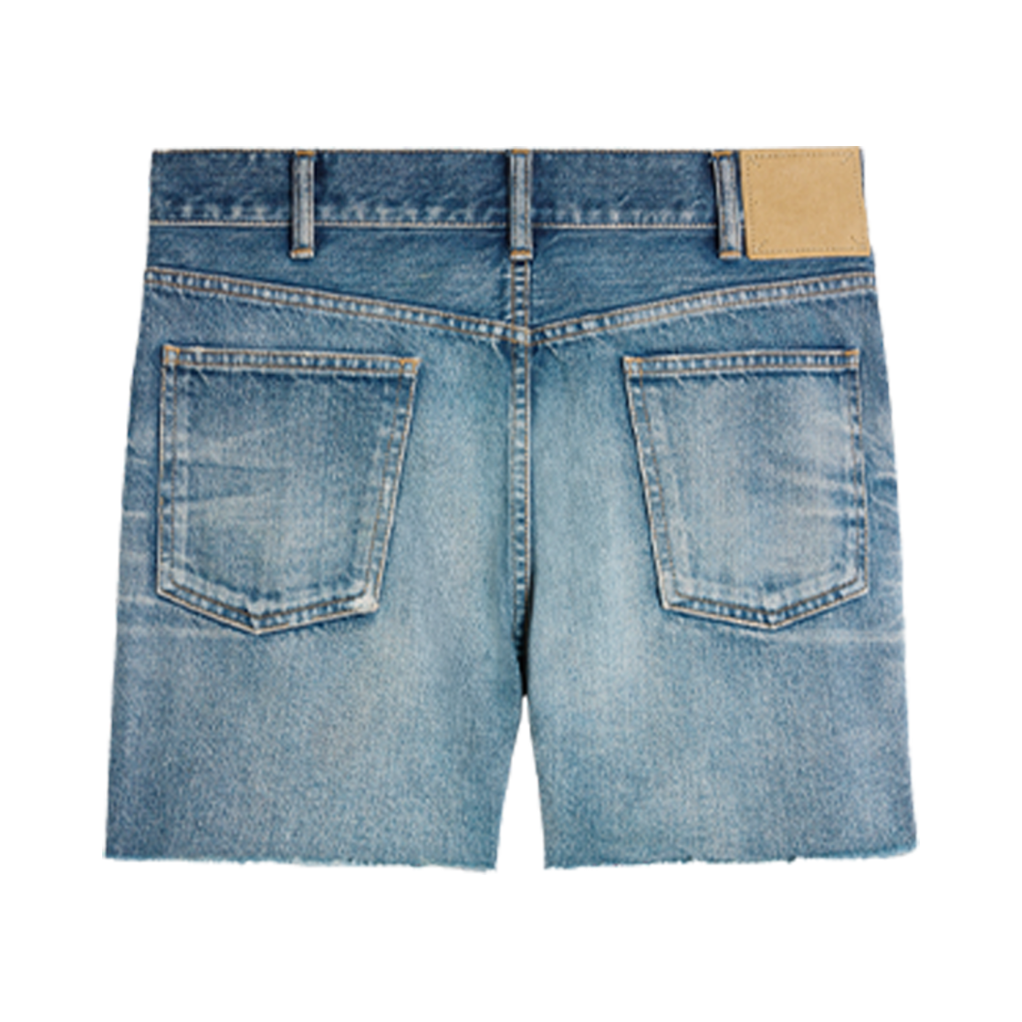 (W) 셀린느 스케이트 쇼츠 일렉트릭 스카이 워시 데님 일렉트릭 스카이((W) Celine Skate Shorts in Electric Sky Wash Denim Electric Sky) - 2