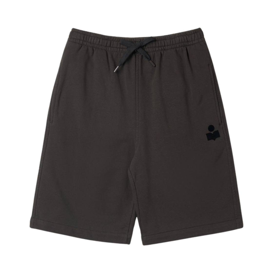 SH0049HA-A1M05H-02FK Isabel Marant Mahalo Logo Shorts Black - 24FW
