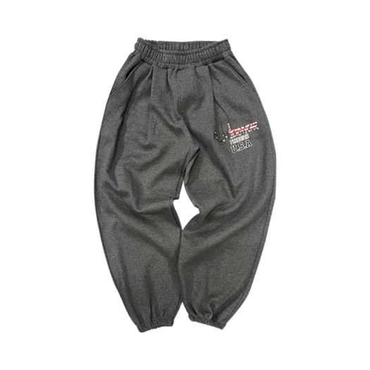 UMCPOCGRUSAP Undermycar POC USA Flag Bonded Sweat Pants Gray