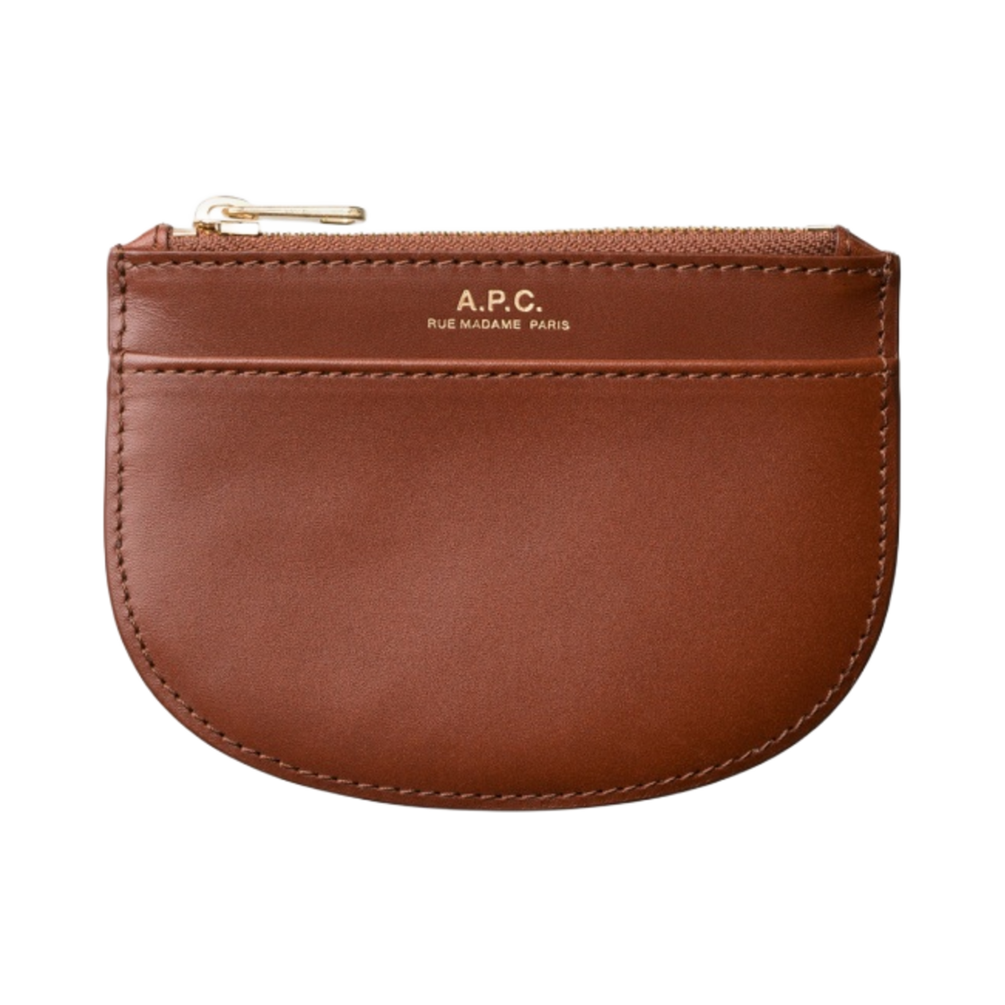 아페쎄 데미룬 뉴 동전 지갑 넛 브라운(A.P.C. Demi-Lune New Coin Purse Nut Brown) - 1