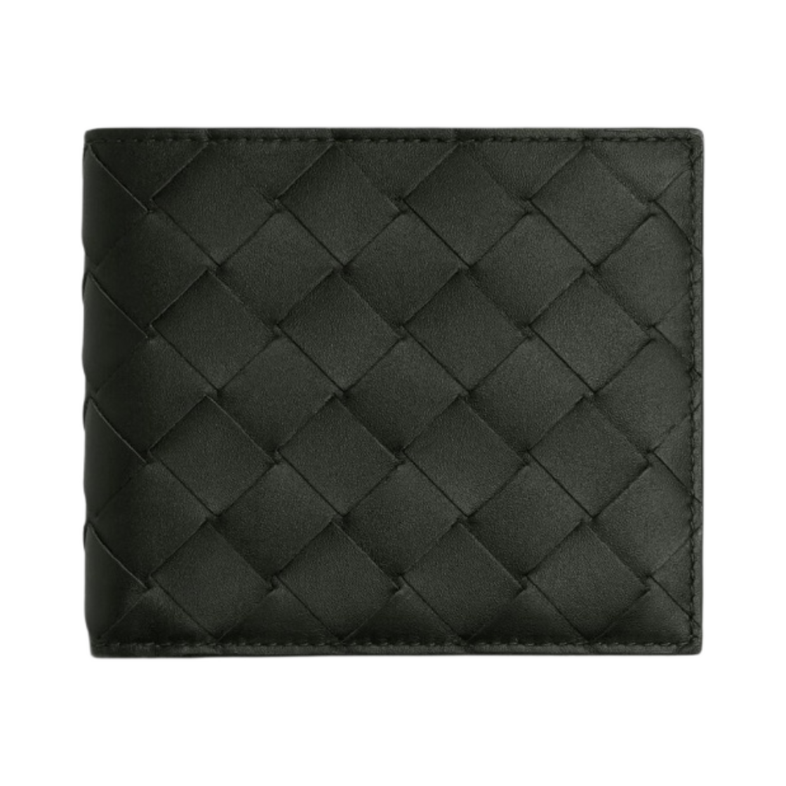 보테가 베네타반지갑 다크 그린 머메이드(Bottega Veneta Bi-Fold Wallet Dark Green Mermaid) - 1