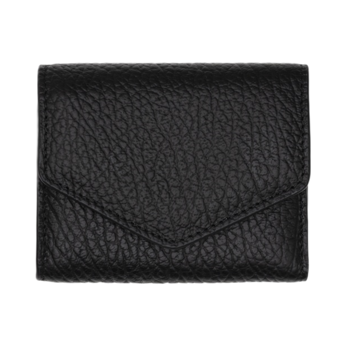 메종 마르지엘라 보빈 레더 엔벨로프 지갑 블랙