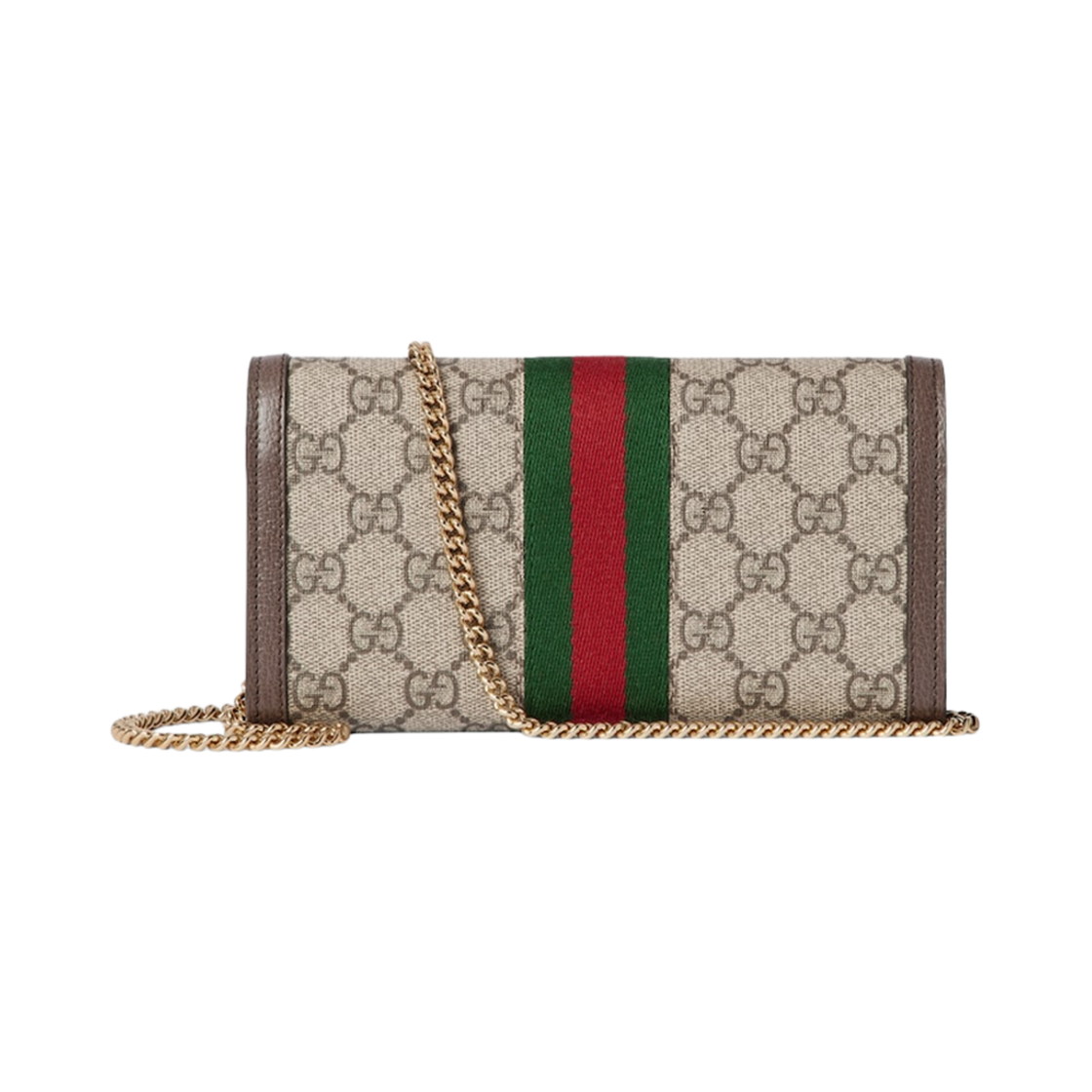 구찌 오피디아 체인 월렛 베이지 다크 브라운(Gucci Ophidia Chain Wallet Beige Dark Brown) - 2