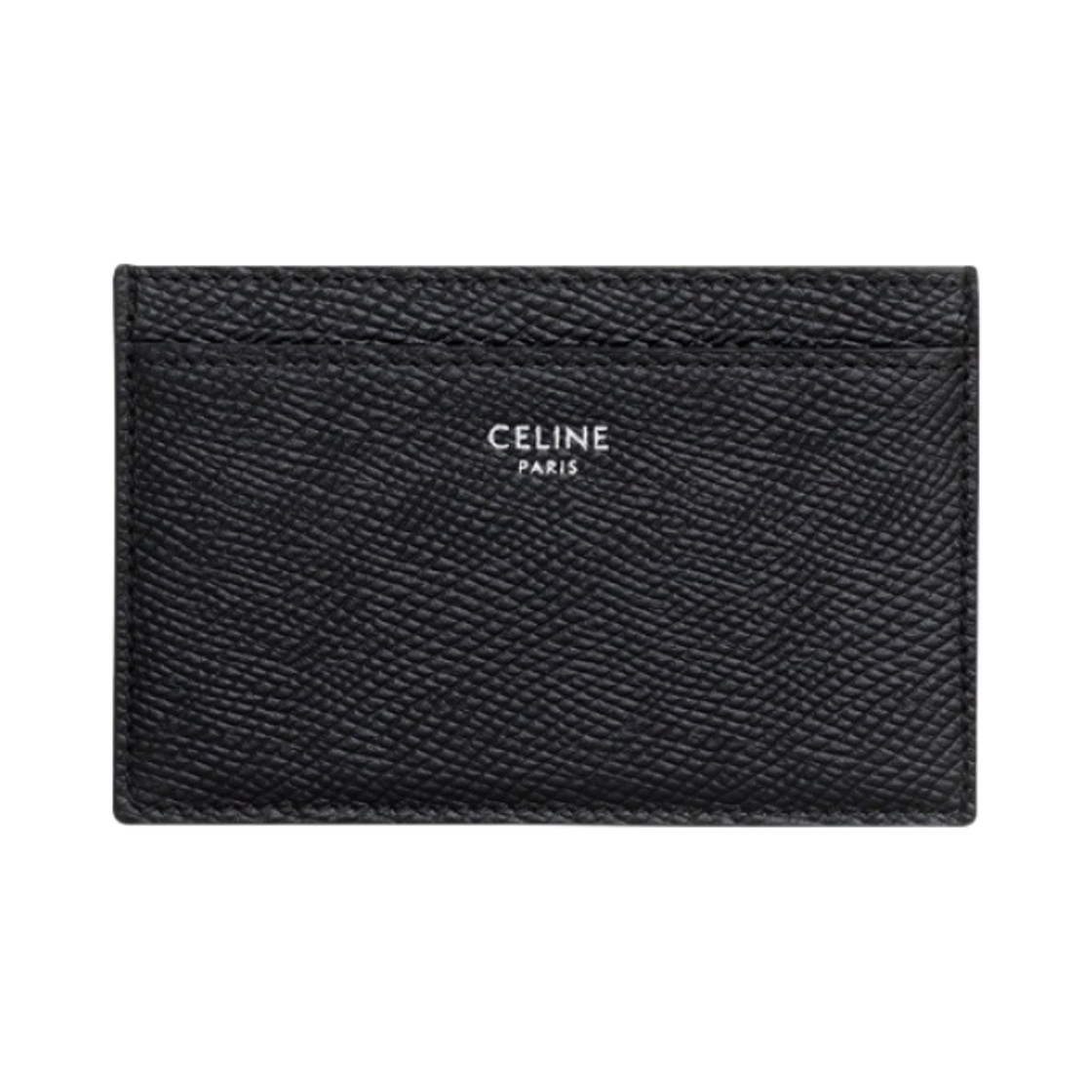 셀린느 그레인드 카프스킨 카드 홀더 블랙(Celine Card Holder in Grained Calfskin Black)