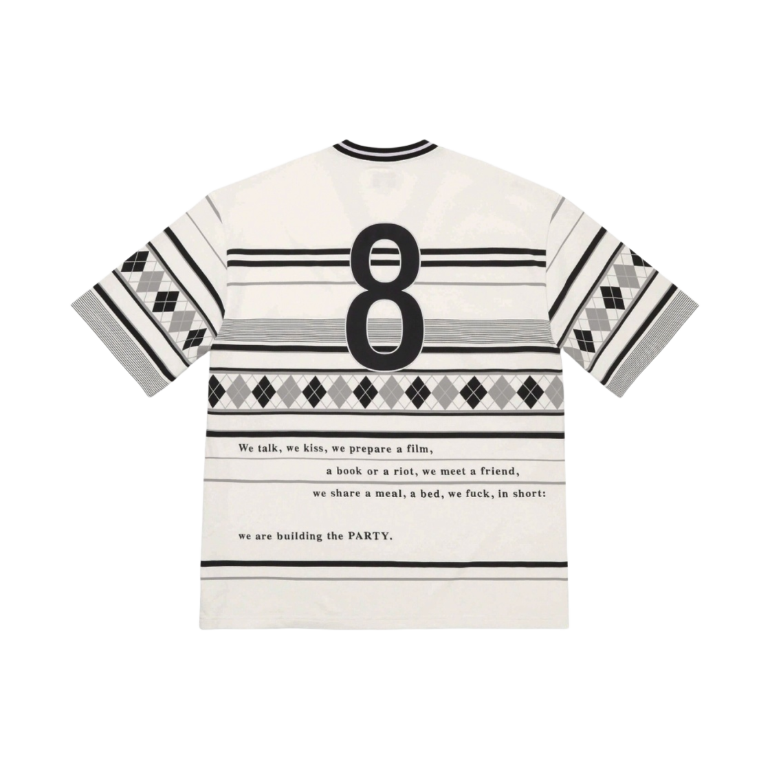 슈프림 x 베르나데트 코퍼레이션 피케 사커 탑 화이트 - 23SS(Supreme x Bernadette Corporation Pique Soccer Top White - 23SS) - 2
