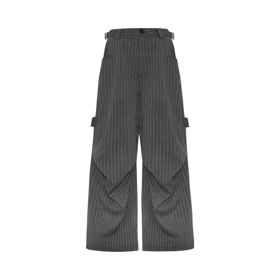 K25SSMP02-ST1/K25FWMP02-ST1 Kamien 247 All Day Baggy Pants Stripe Gray