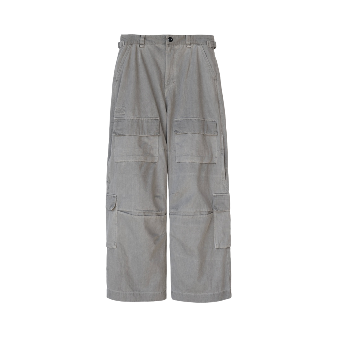 폴리테루 x 노매뉴얼 다이드 카고 팬츠 라이트 그레이