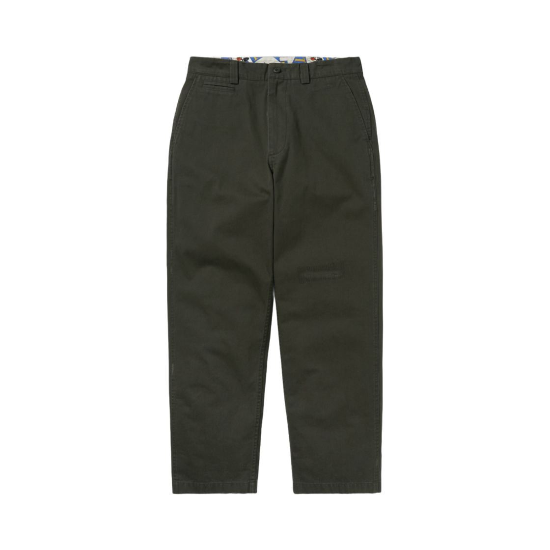 DS251WPACP01BRN Thisisneverthat x Disney Mickey Distressed Chino Pant Brown