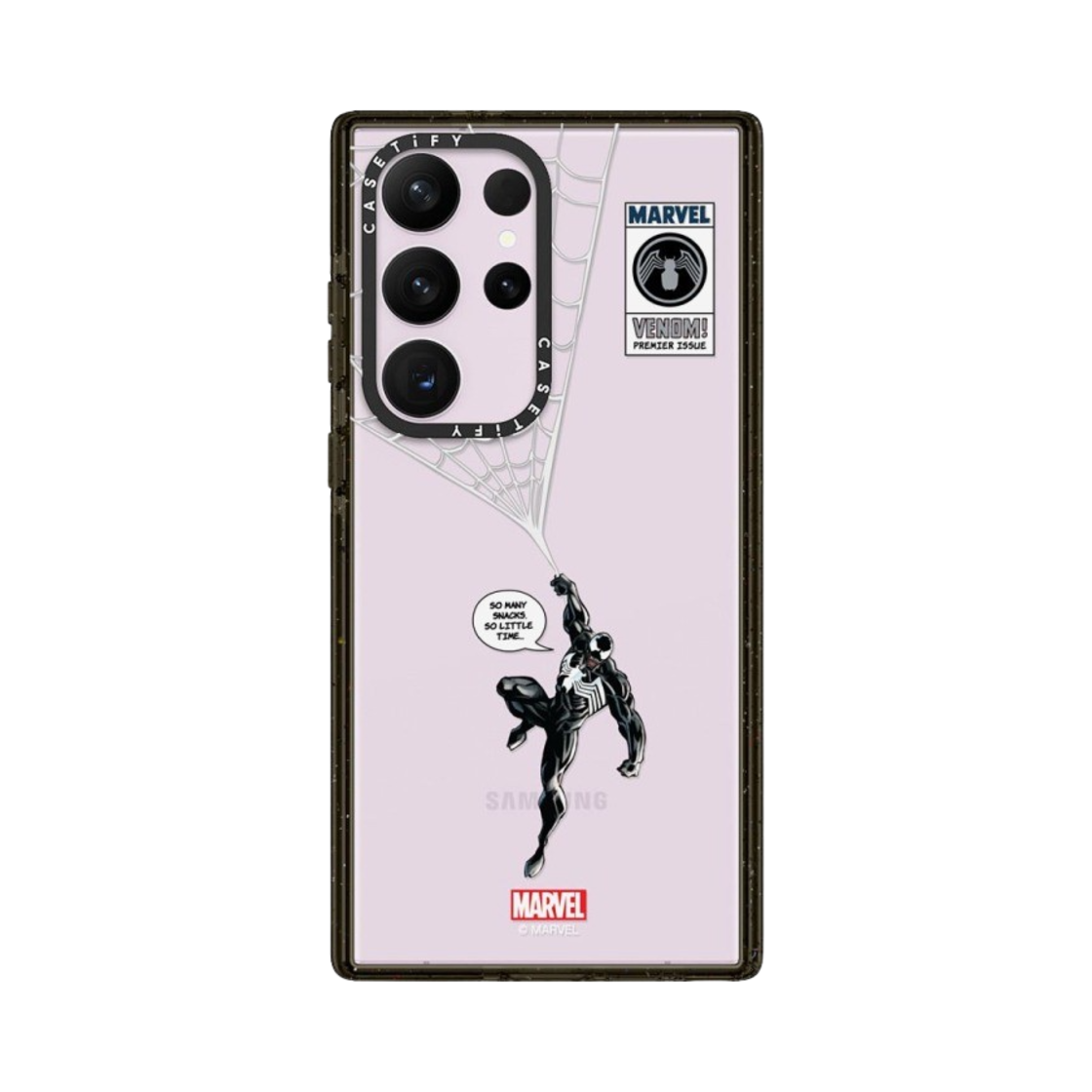 케이스티파이 x 마블 갤럭시 베놈 행잉 임팩트 케이스 클리어 블랙(Casetify x Marvel Galaxy Venom Hanging Impact Case Clear Black) - 3