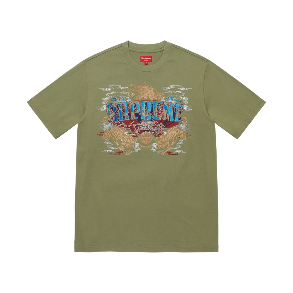 슈프림 레전더리 숏슬리브 탑 올리브 - 22SS(Supreme Legendary S/S Top Olive - 22SS) - 1