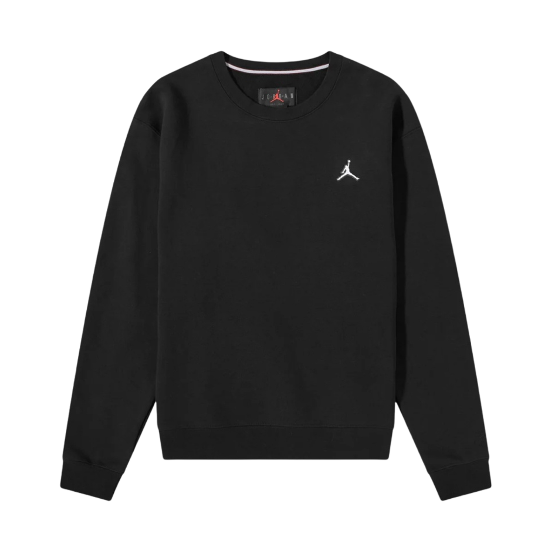 조던 에센셜 플리스 크루넥 블랙 - 아시아(Jordan Essential Fleece Crew Black - Asia)