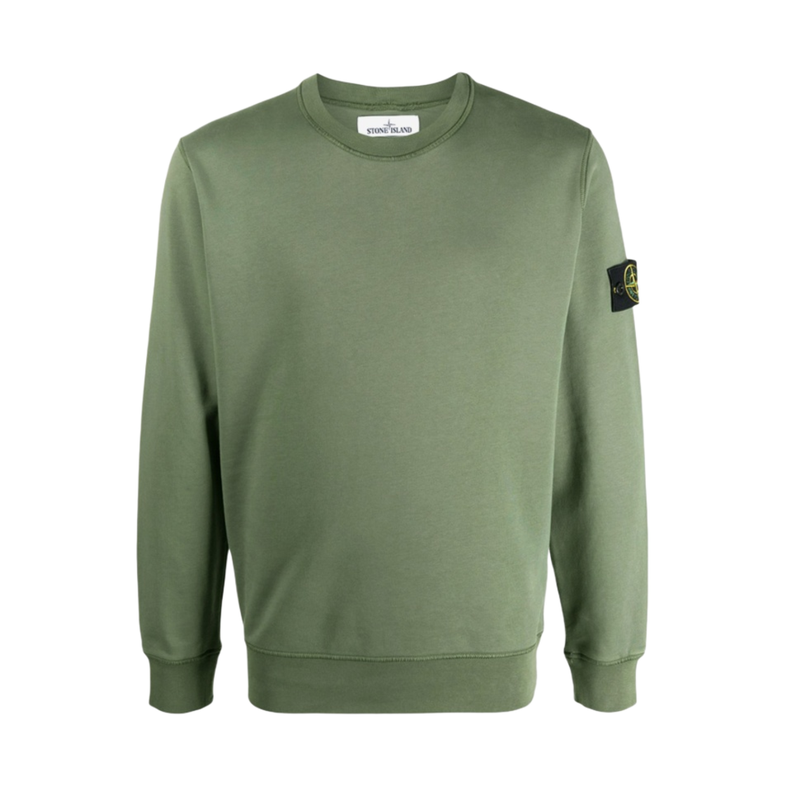 721563051-V0058 Stone Island 63051 Crewneck Sweatshirt Olive Green - 20SS