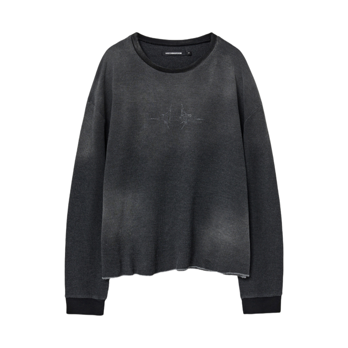 해칭룸 빈티지 써멀 티셔츠 블랙(Hatchingroom VTG Thermal T-Shirt Black) - 1
