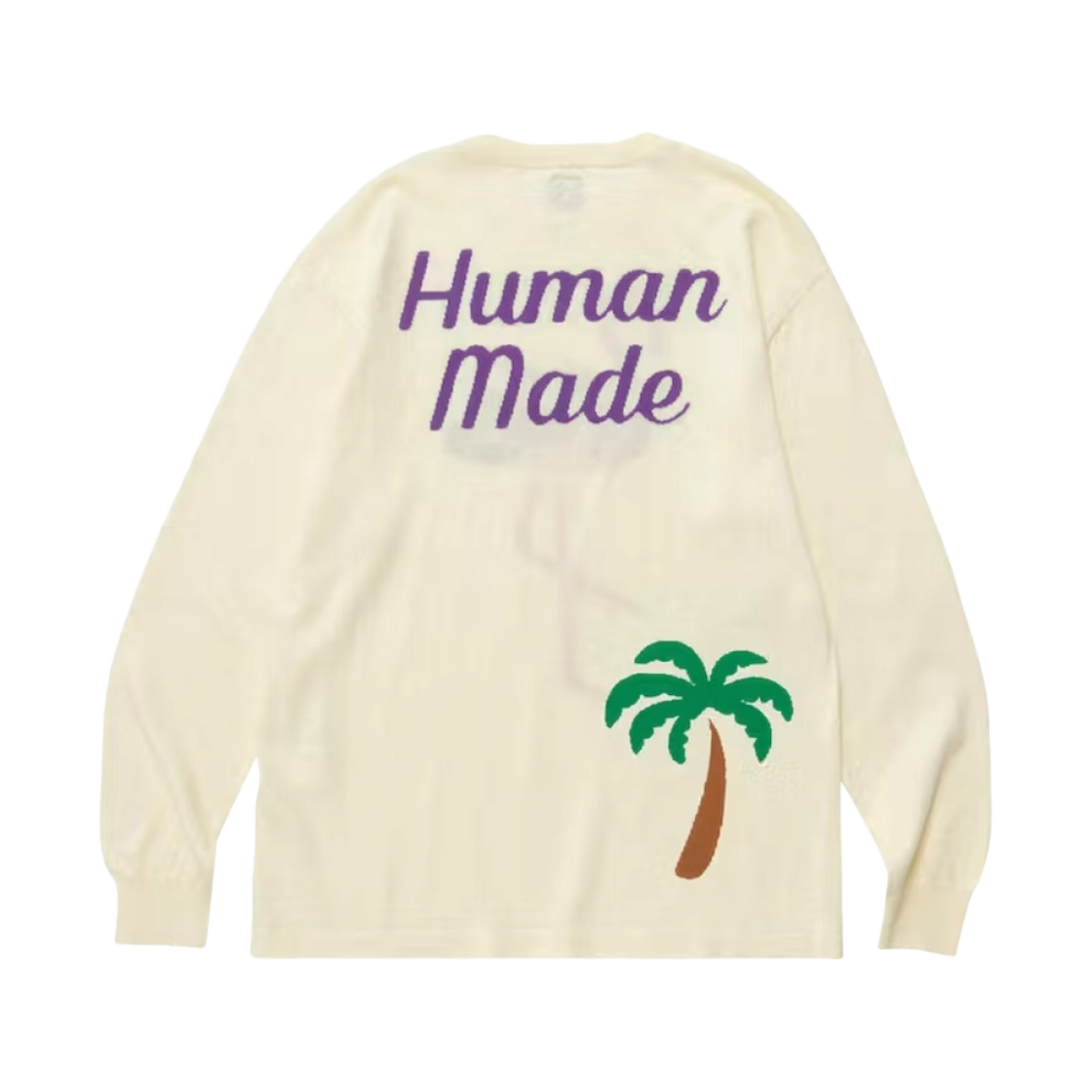 휴먼 메이드 플라밍고 니트 스웨터 화이트(Human Made Flamingo Knit Sweater White) - 2