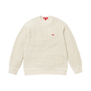 Supreme Waffle Small Box Sweater White - 24FW