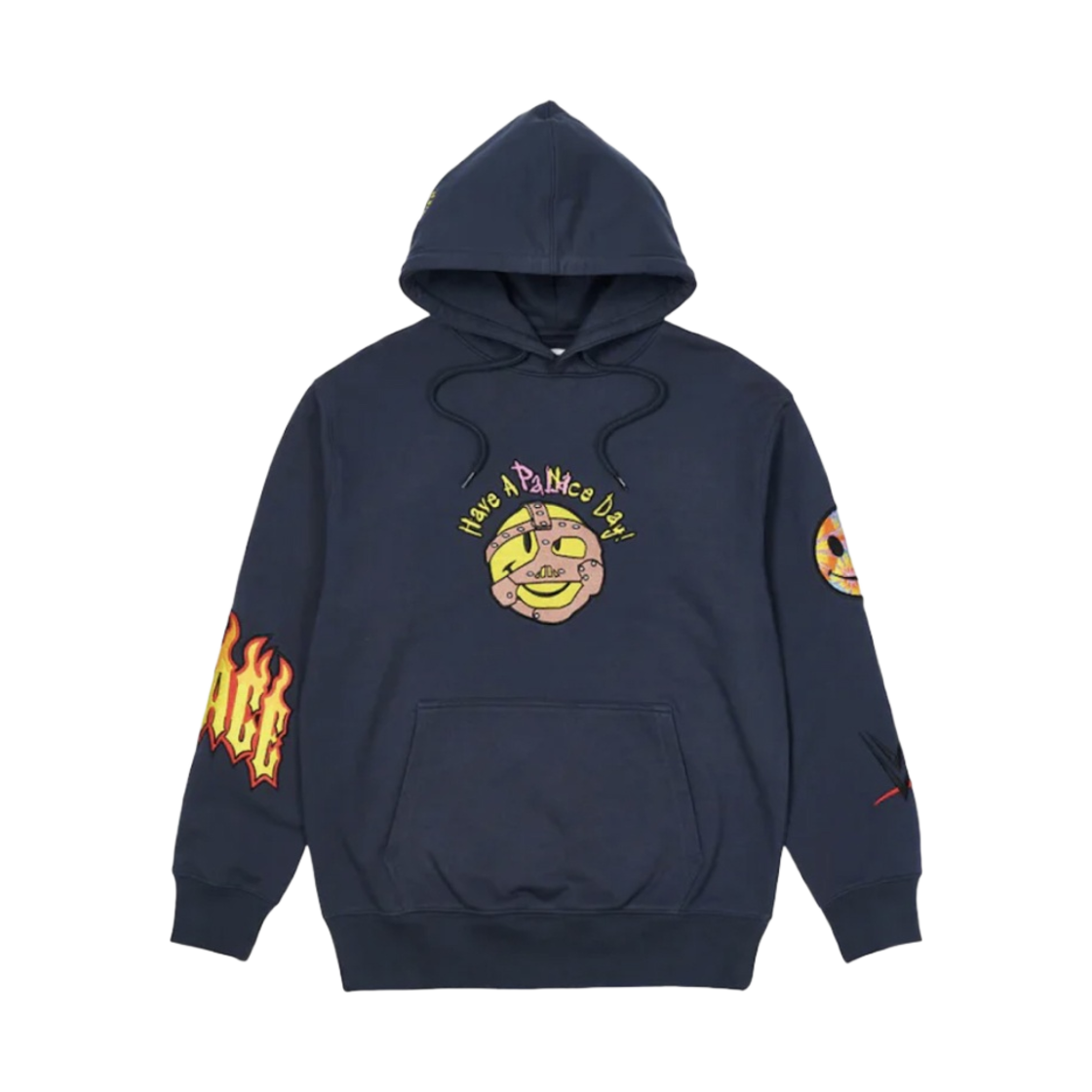 팔라스 x WWE 러브 후드 네이비 - 23SS(Palace x WWE Love Hood Navy - 23SS) - 2