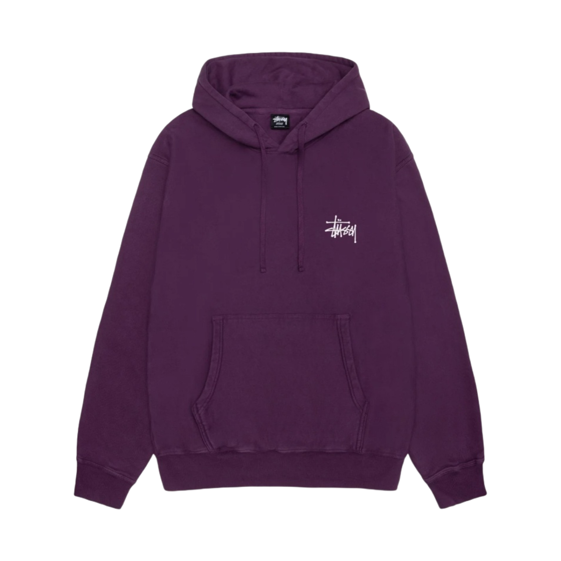 스투시 베이직 스투시 피그먼트 다이드 후드 퍼플(Stussy Basic Stussy Pigment Dyed Hoodie Purple) - 2