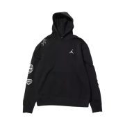 Jordan Essentials Fleece Pullover Hoodie Black - Asia