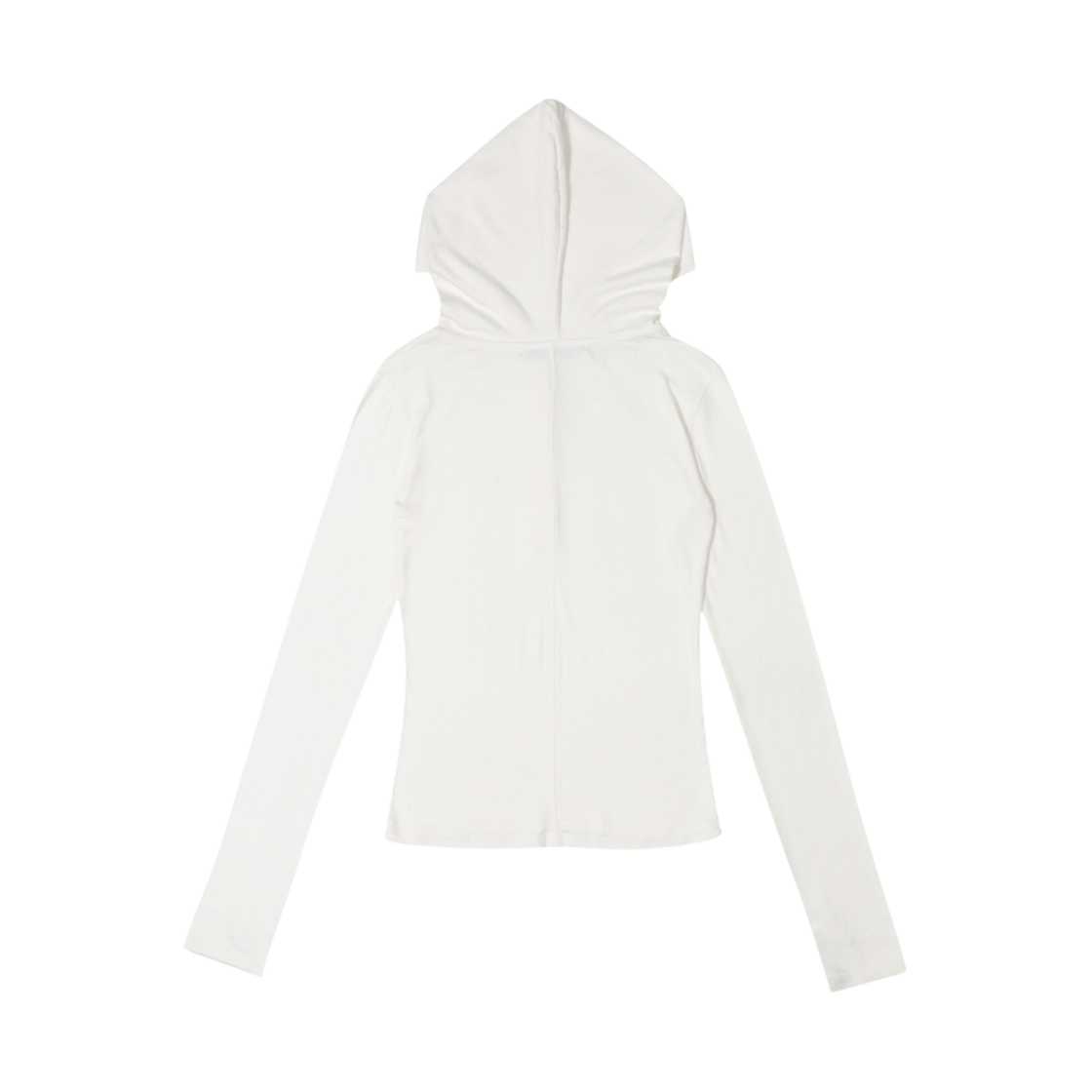 (W) 보헤미안 서울 후드 버튼 워머 티셔츠 아이보리((W) Bohemian Seoul Hood Button Warmer T-Shirt Ivory) - 2