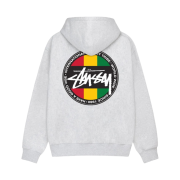 Stussy Classic Dot Hoodie Ash Heather
