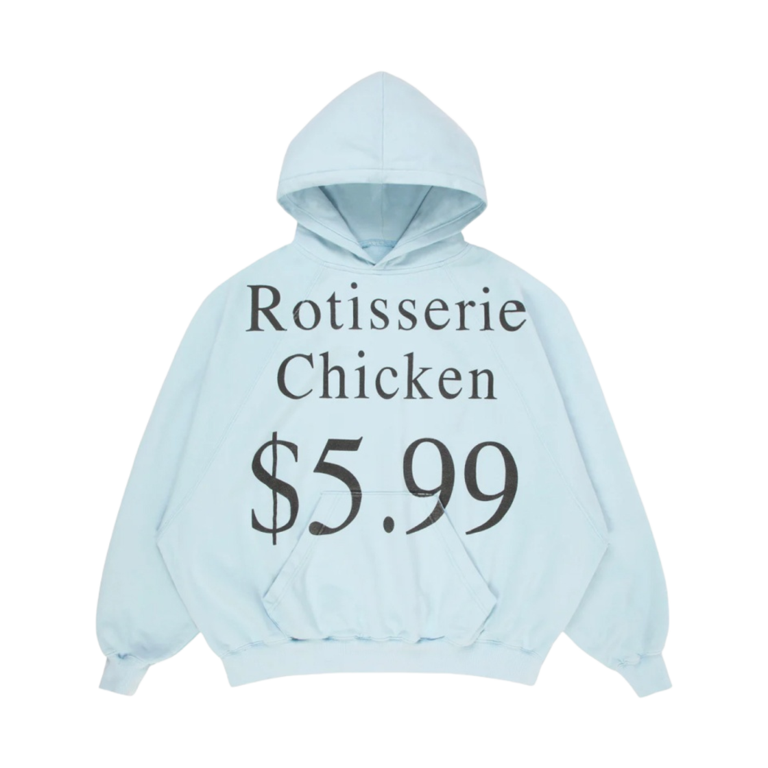 프레잉 로티세리 치킨 후드 블루(Praying Rotisierrie Chicken Hoodie Blue)