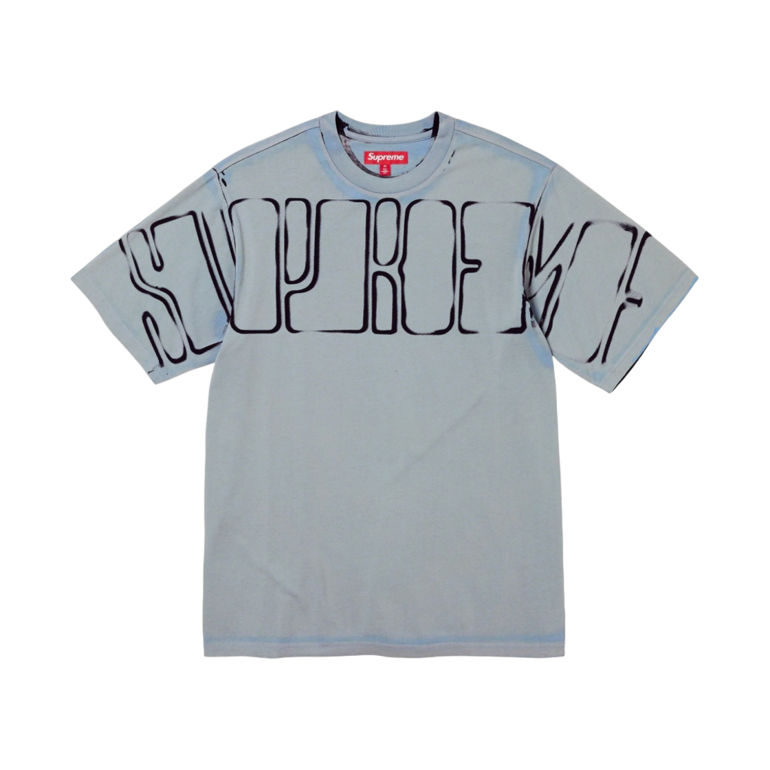 - Supreme Overprint Knockout S/S Top Slate - 23FW