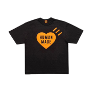 Human Made Heart T-Shirt Black Orange - Shibuya Parco Store Exclusive