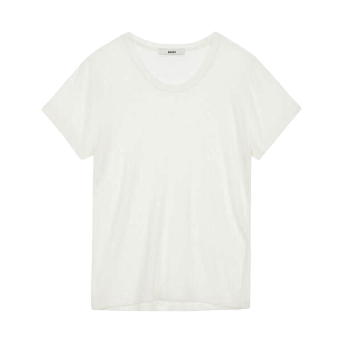 (W) 다이닛 소프트 슬림 티셔츠 아이보리((W) Deinet Soft Slim T-Shirts Ivory)