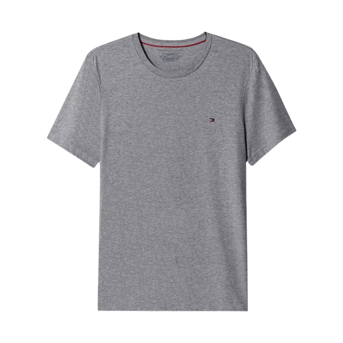 타미 힐피거 코어 플래그 크루넥 티셔츠 그레이 헤더(Tommy Hilfiger Core Flag Crew Neck T-Shirt Gray Heather)