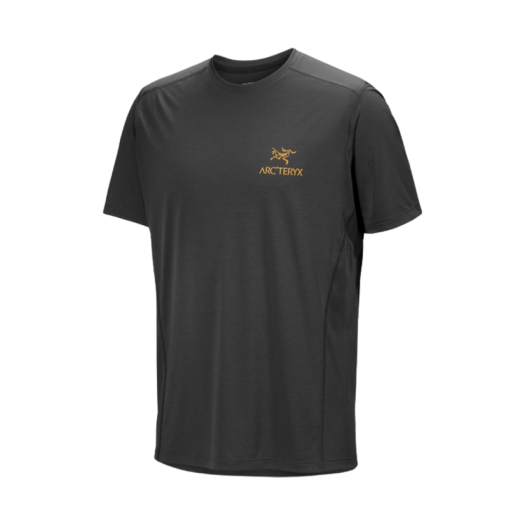 7312 Arc'teryx Motus Arcword Crew SS T-Shirt Black Heather