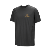 Arc'teryx Motus Arcword Crew SS T-Shirt Black Heather