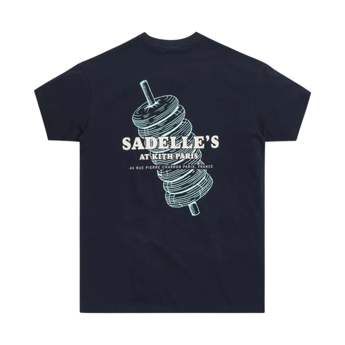 키스 새들스 파리 티셔츠 네이비(Kith Sadelle's Paris T-Shirt Navy) - 1