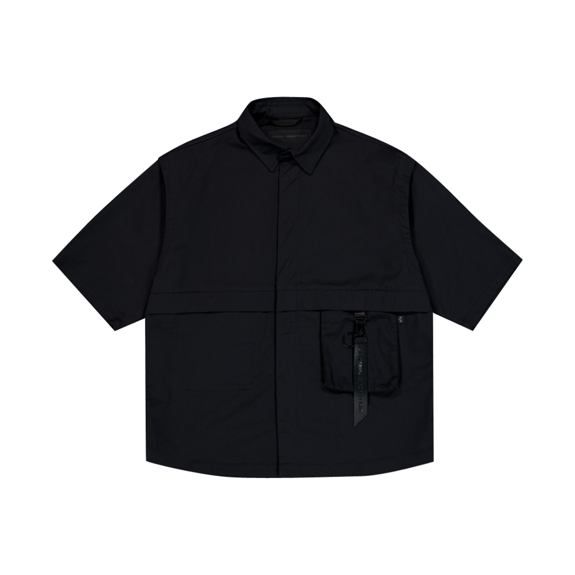 AI25I1000031BLK ALPHA INDUSTRIES Short Sleeve Utility Shirt Black