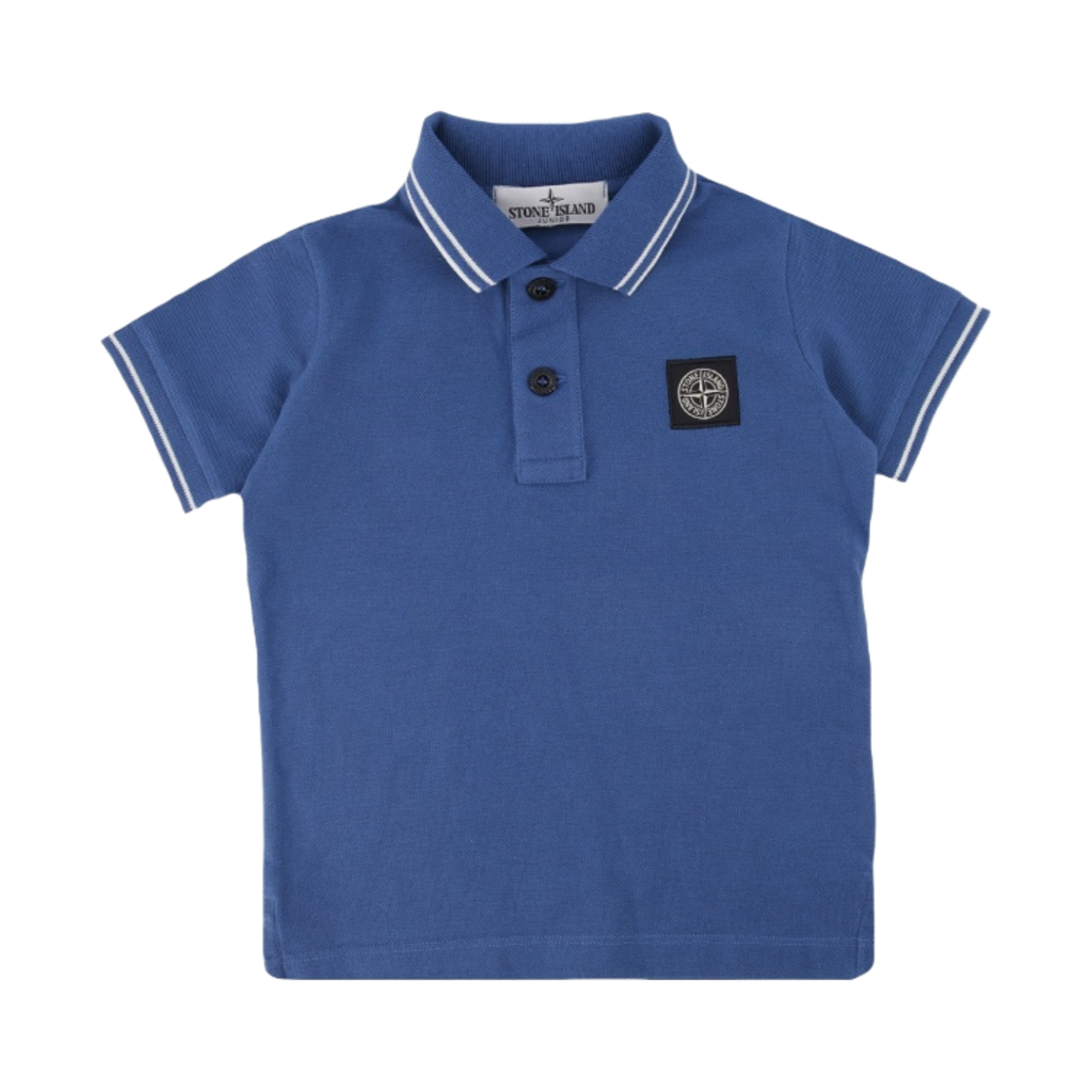 (키즈) 스톤 아일랜드 21348 폴로 셔츠 로얄 블루 - 23SS((Kids) Stone Island 21348 Polo Shirt Royal Blue - 23SS) - 1