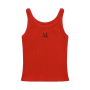 MUCENT Back Detail Signature Sleeveless Red